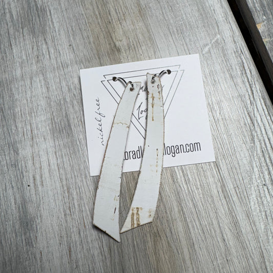 White Cork Earring Collection - Large