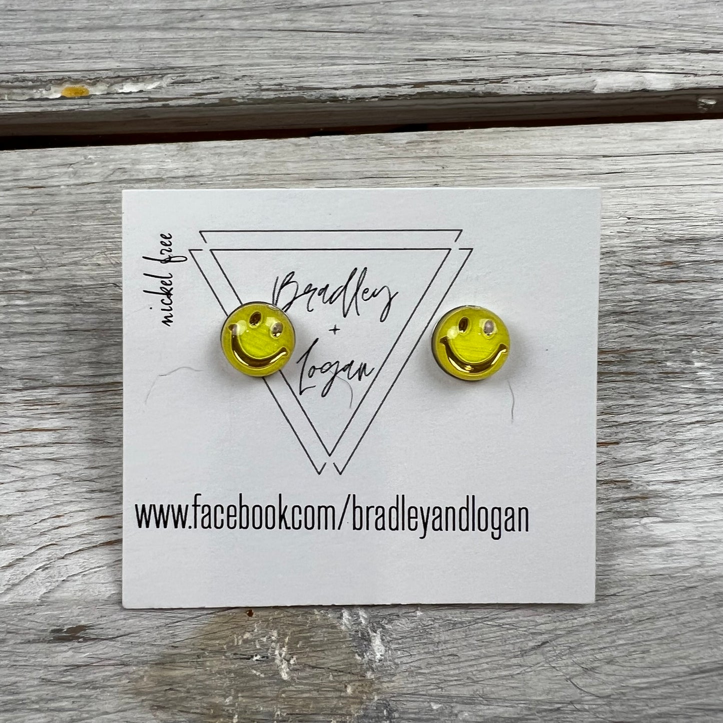 Dainty Smile Stud Earrings