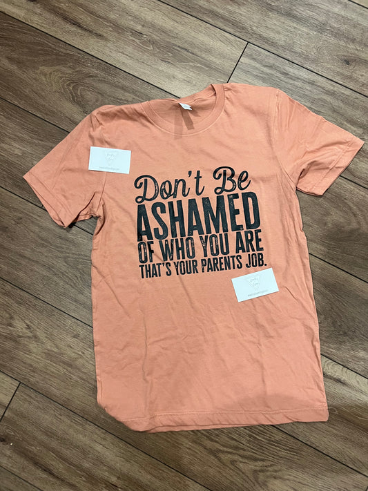 Don't Be Ashamed.... Shirt