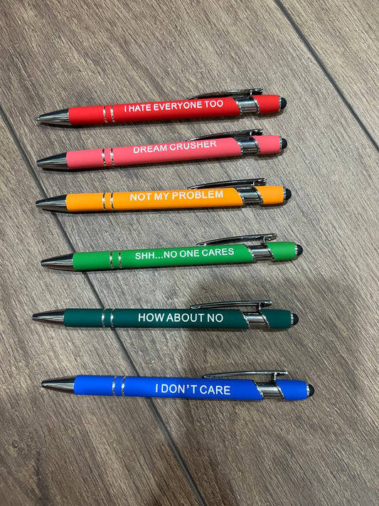 Twisted Humor Pens