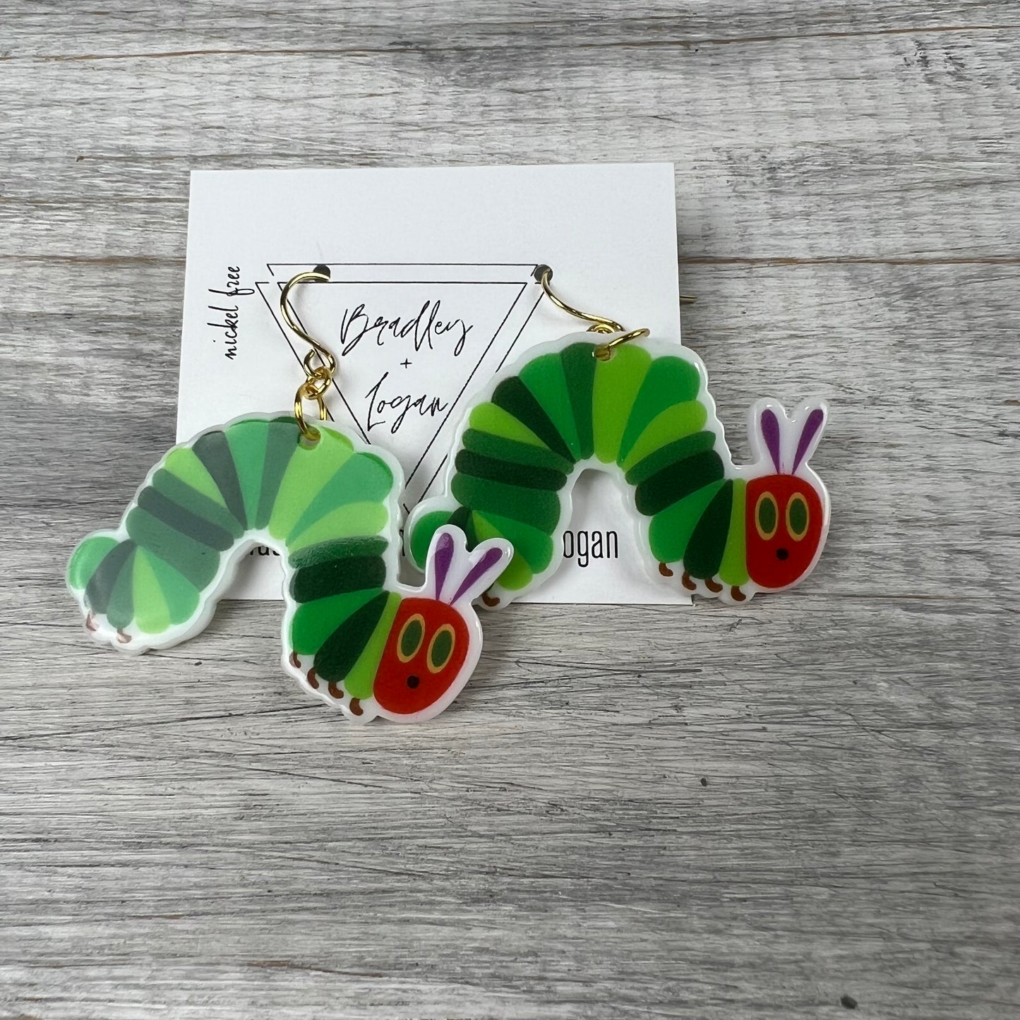 Hungry hungry Caterpillar Earrings