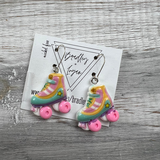 Skate Party Memory Earrings