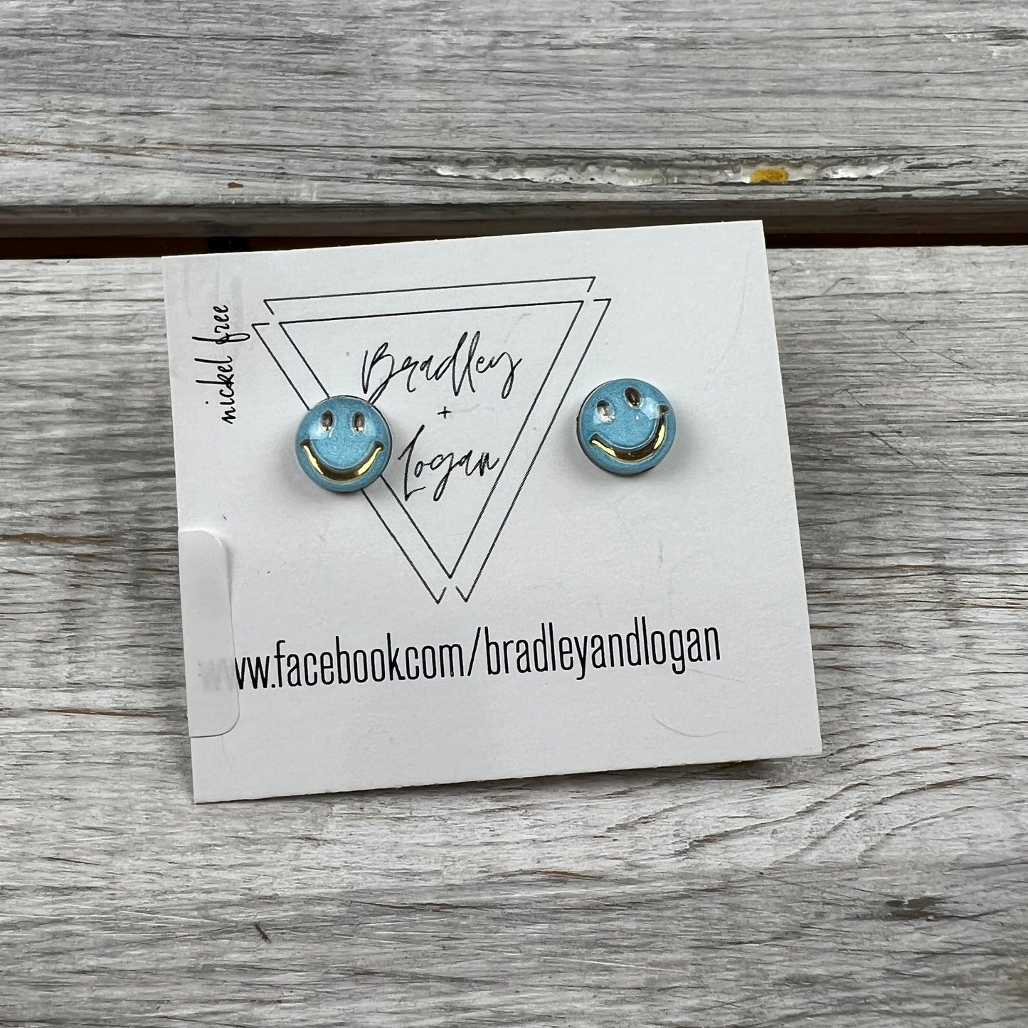 Dainty Smile Stud Earrings