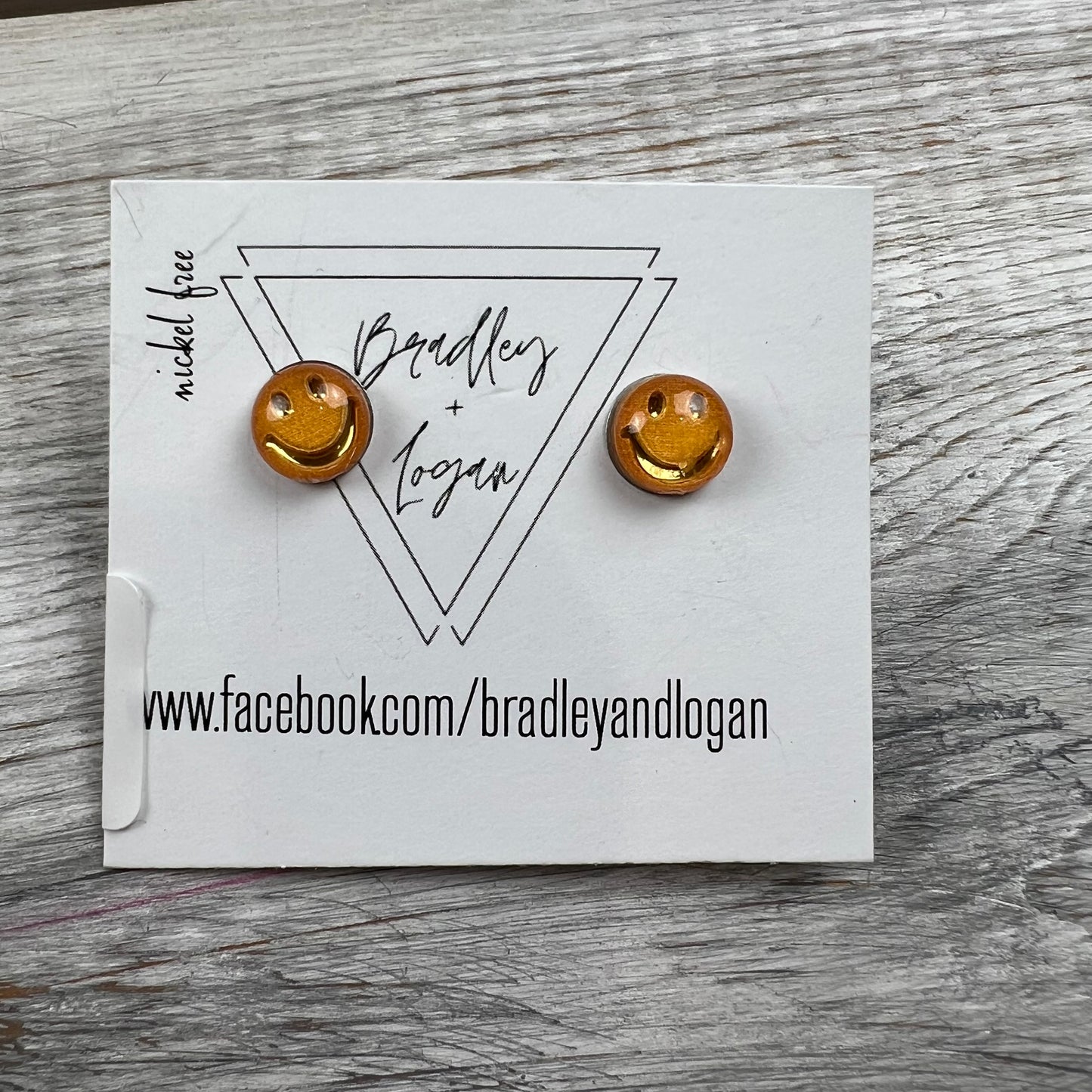 Dainty Smile Stud Earrings