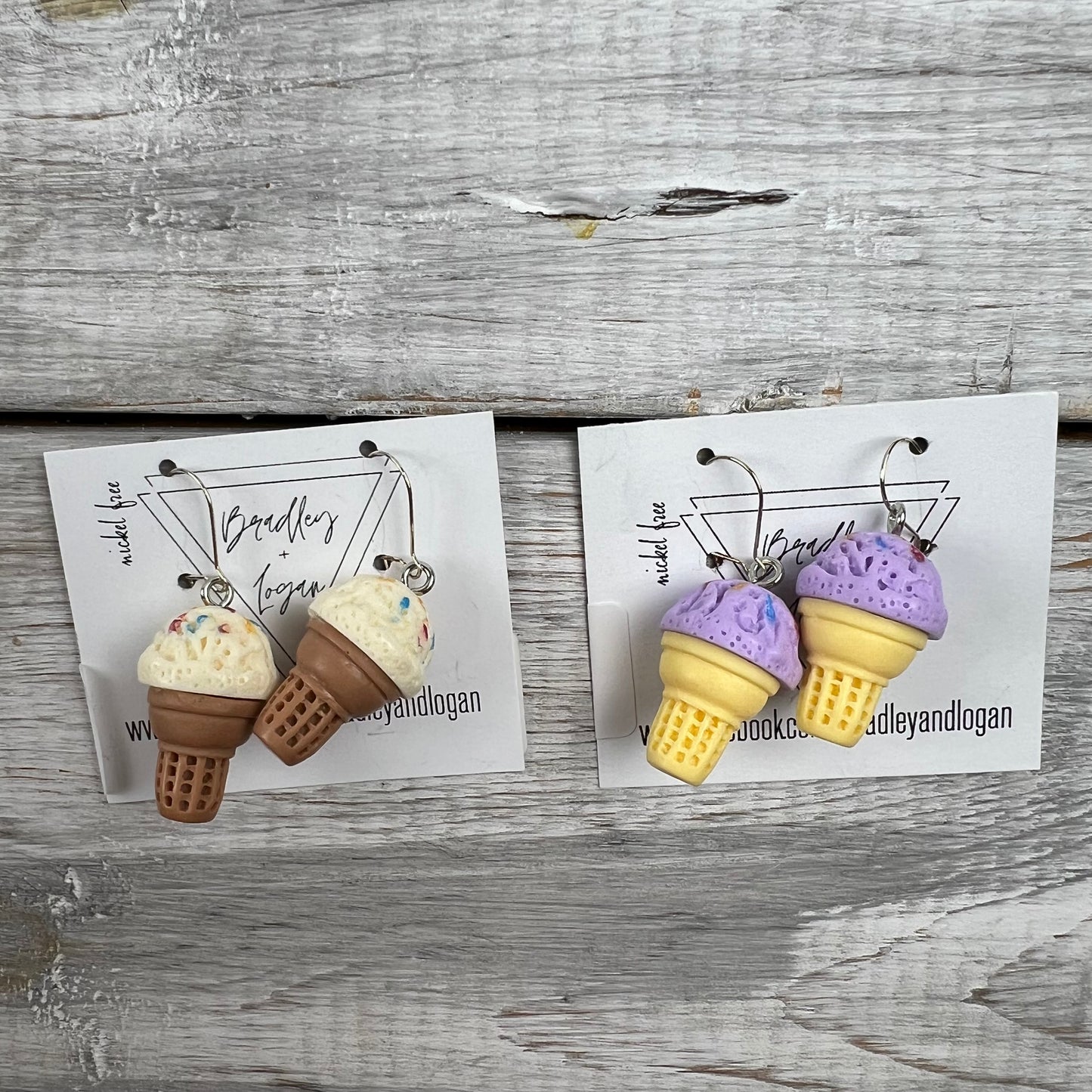 Ice Cream Cone Earrings