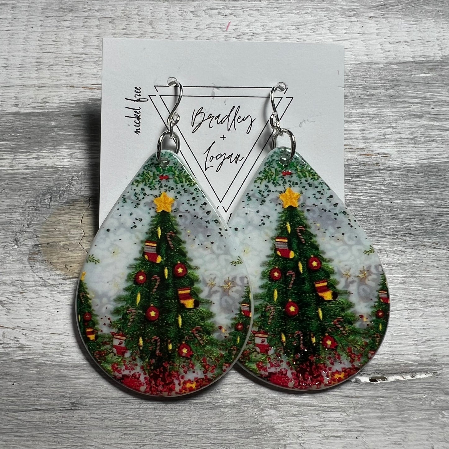 Glistening Tree Earrings