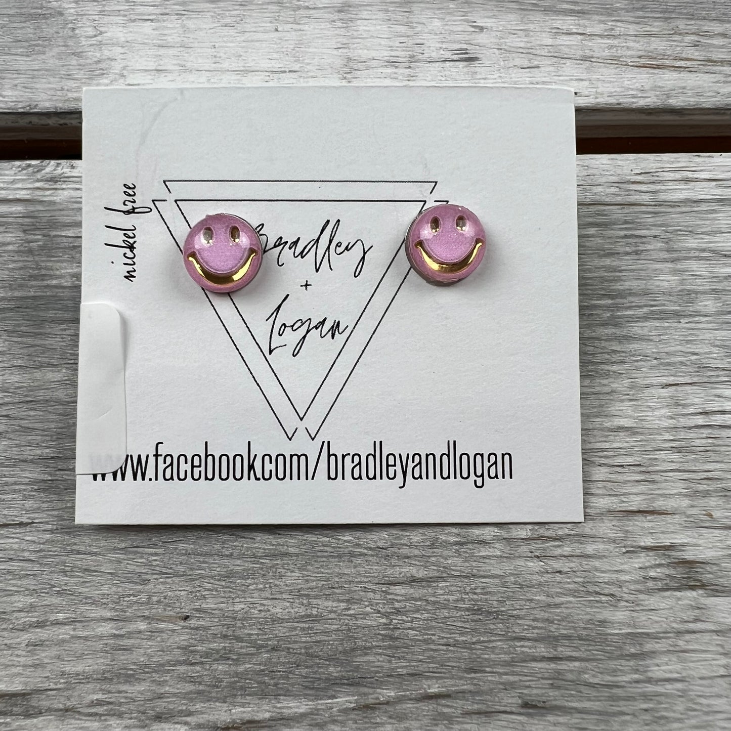 Dainty Smile Stud Earrings