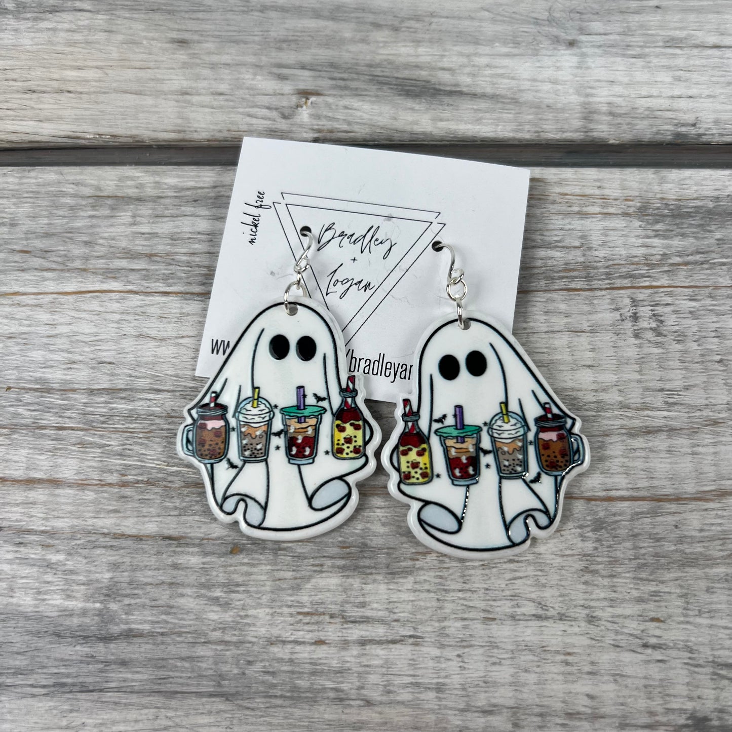 Fall Ghost Earrings