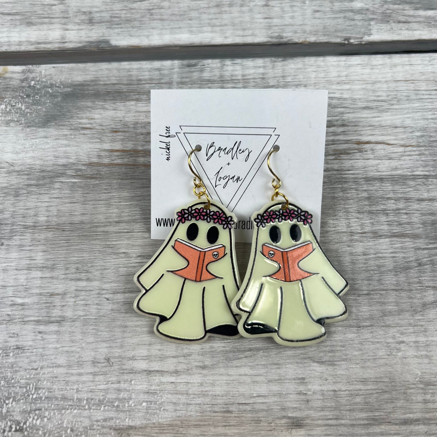 Fall Ghost Earrings