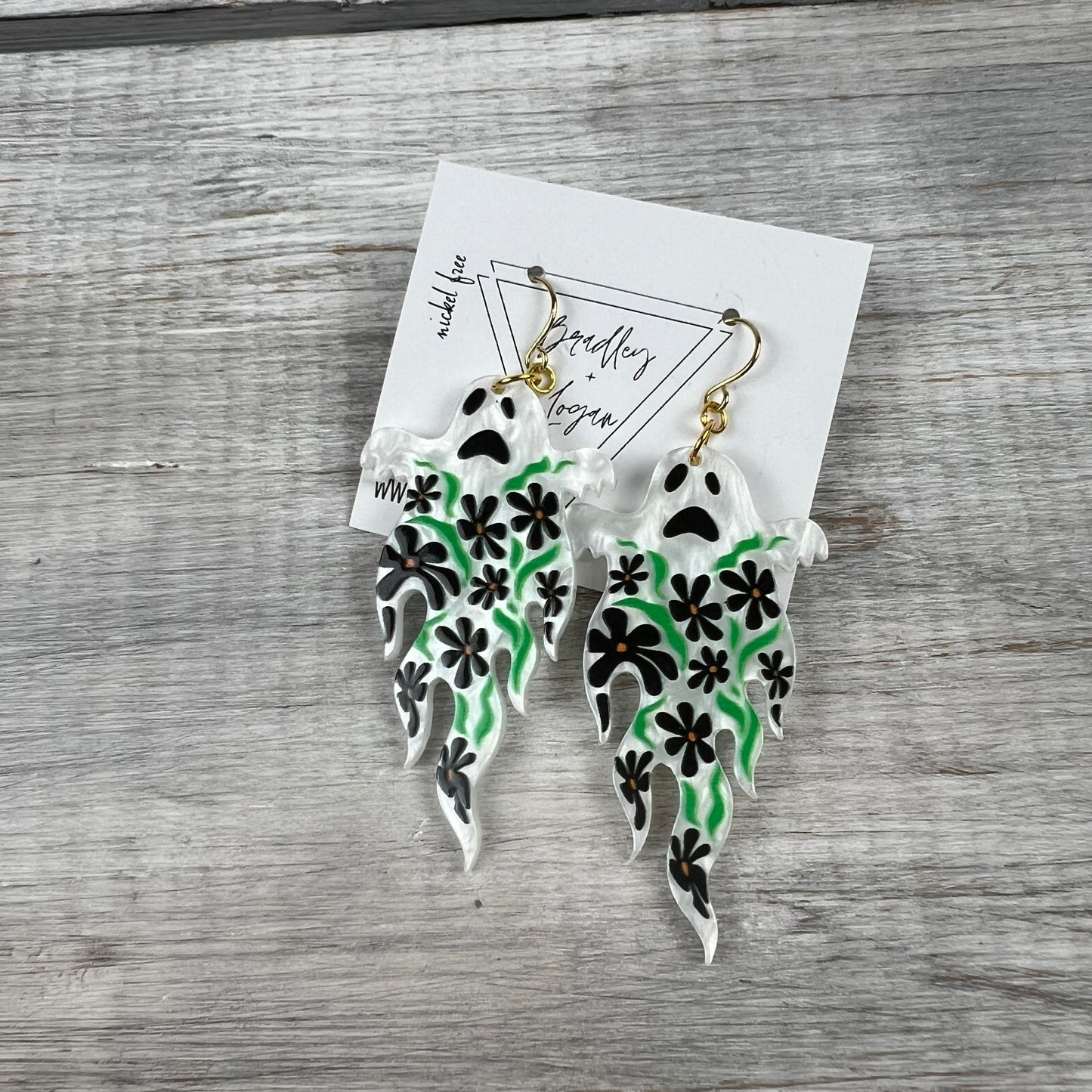 Fall Ghost Earrings