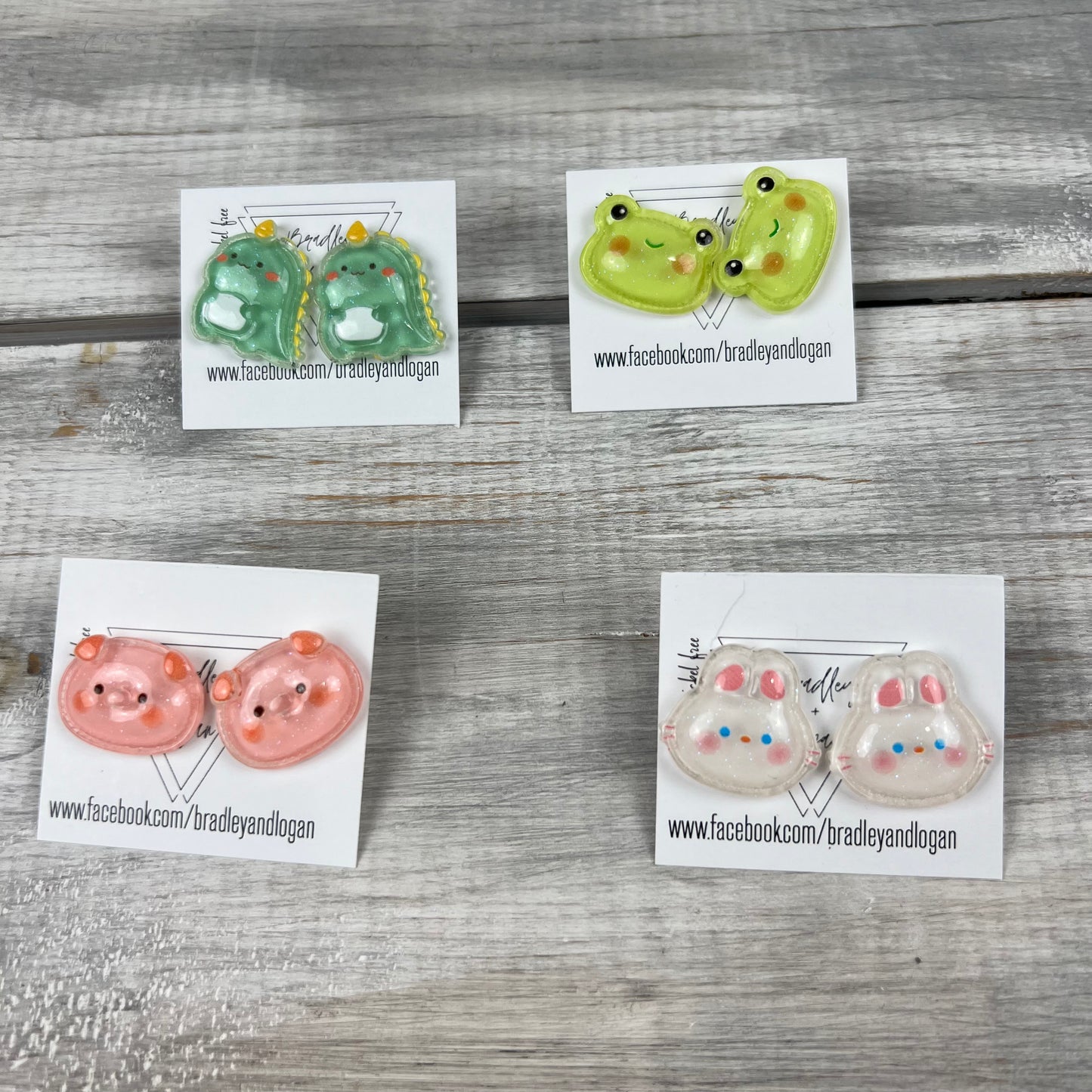 Cute Animal Earrings (Studs)