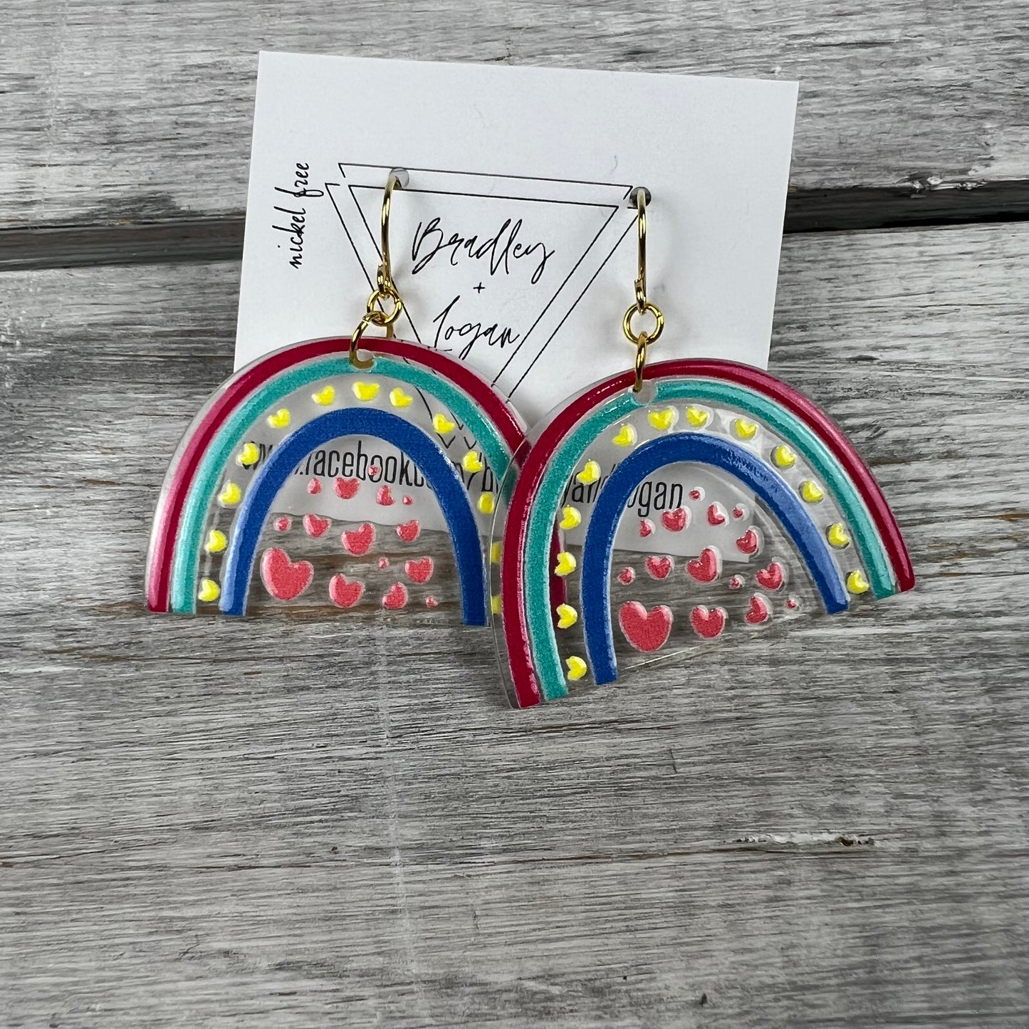 Many Colorful Rainbow Earrings