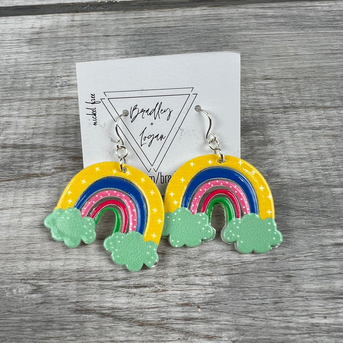 Many Colorful Rainbow Earrings