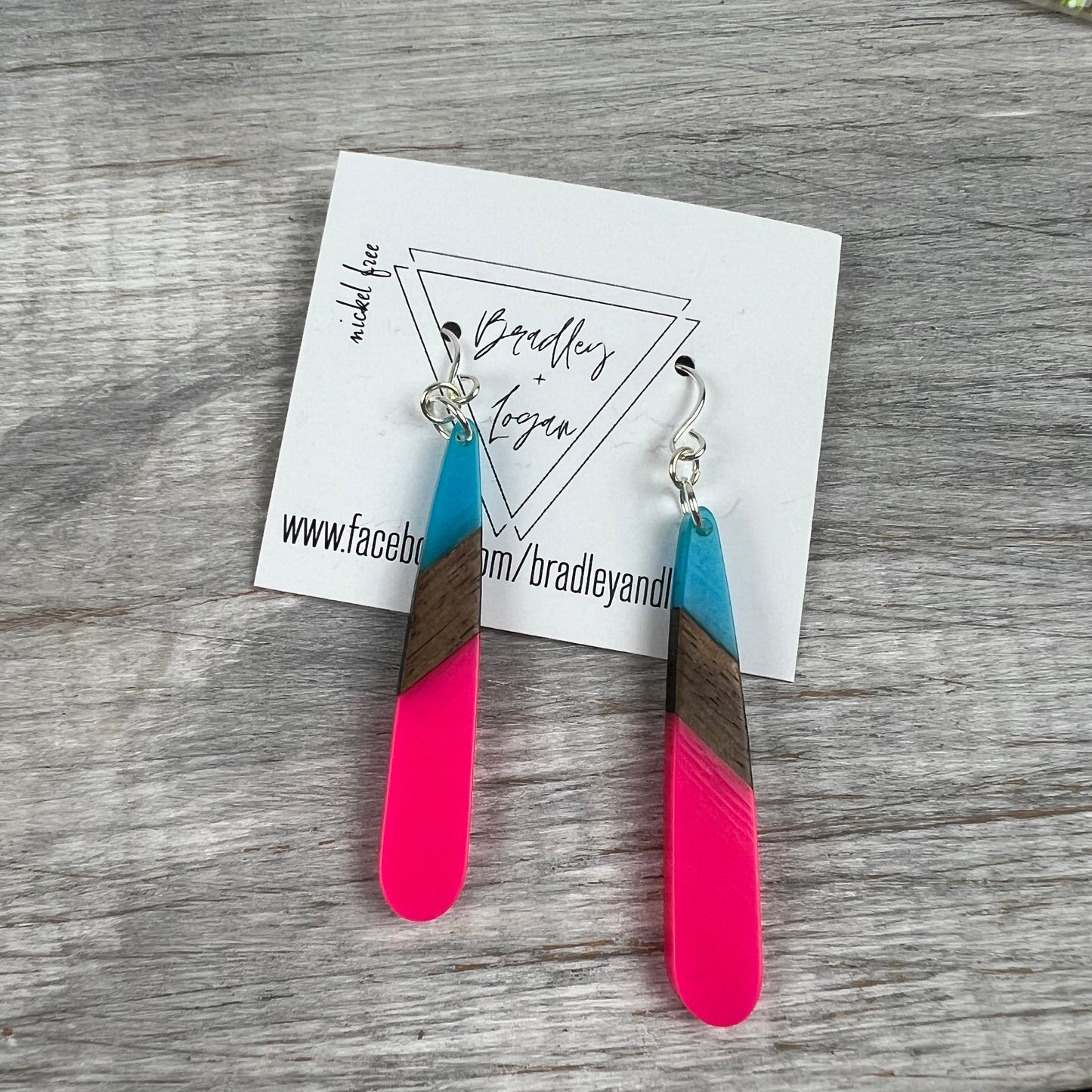 Oblong Teardrop Earrings