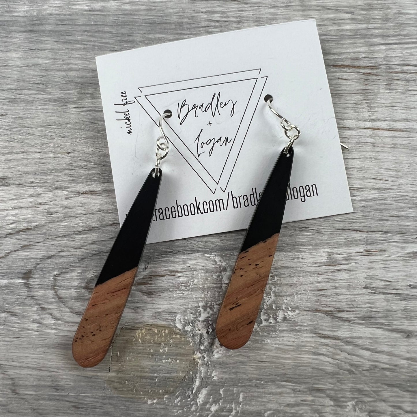 Oblong Teardrop Earrings