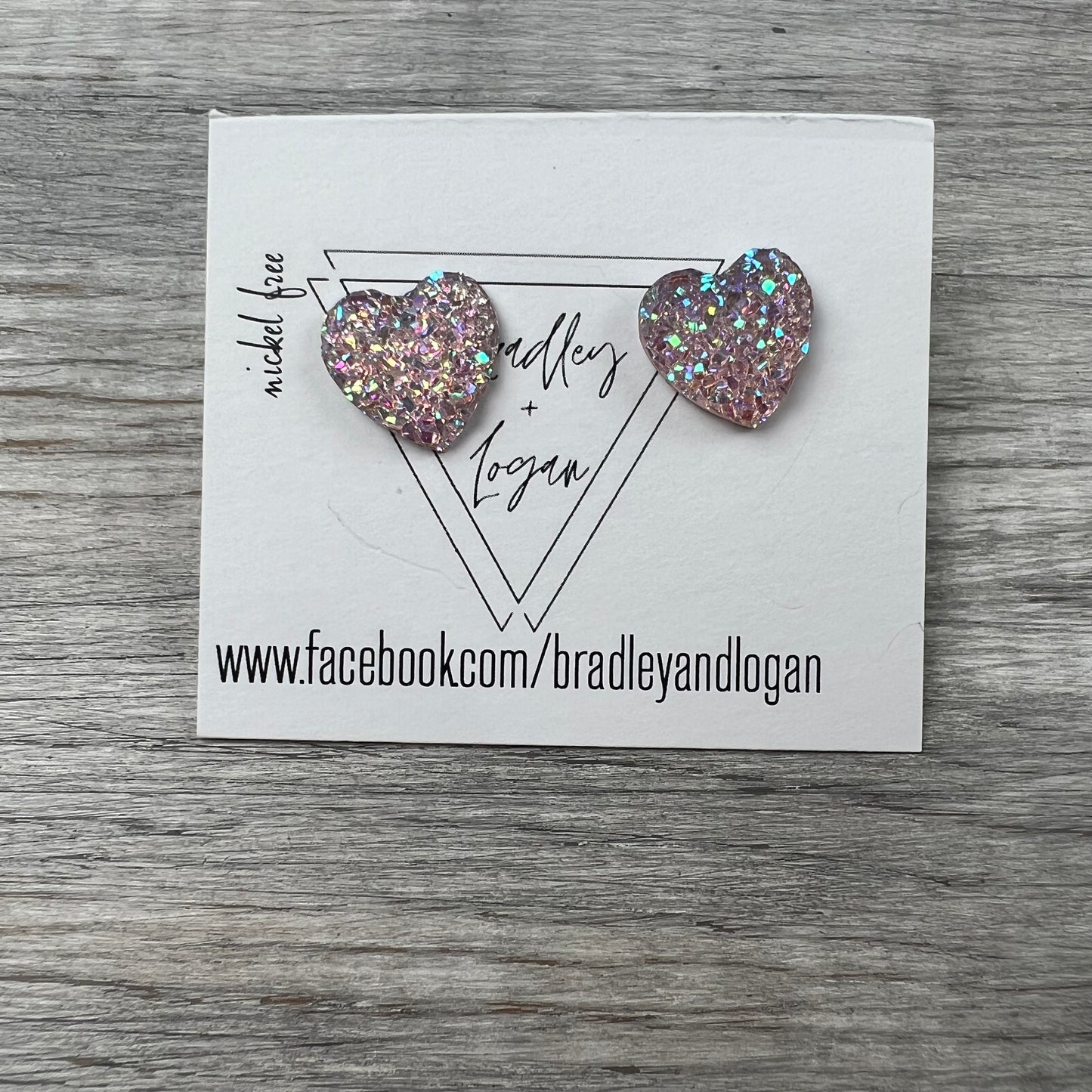 Heart Earrings (Studs)