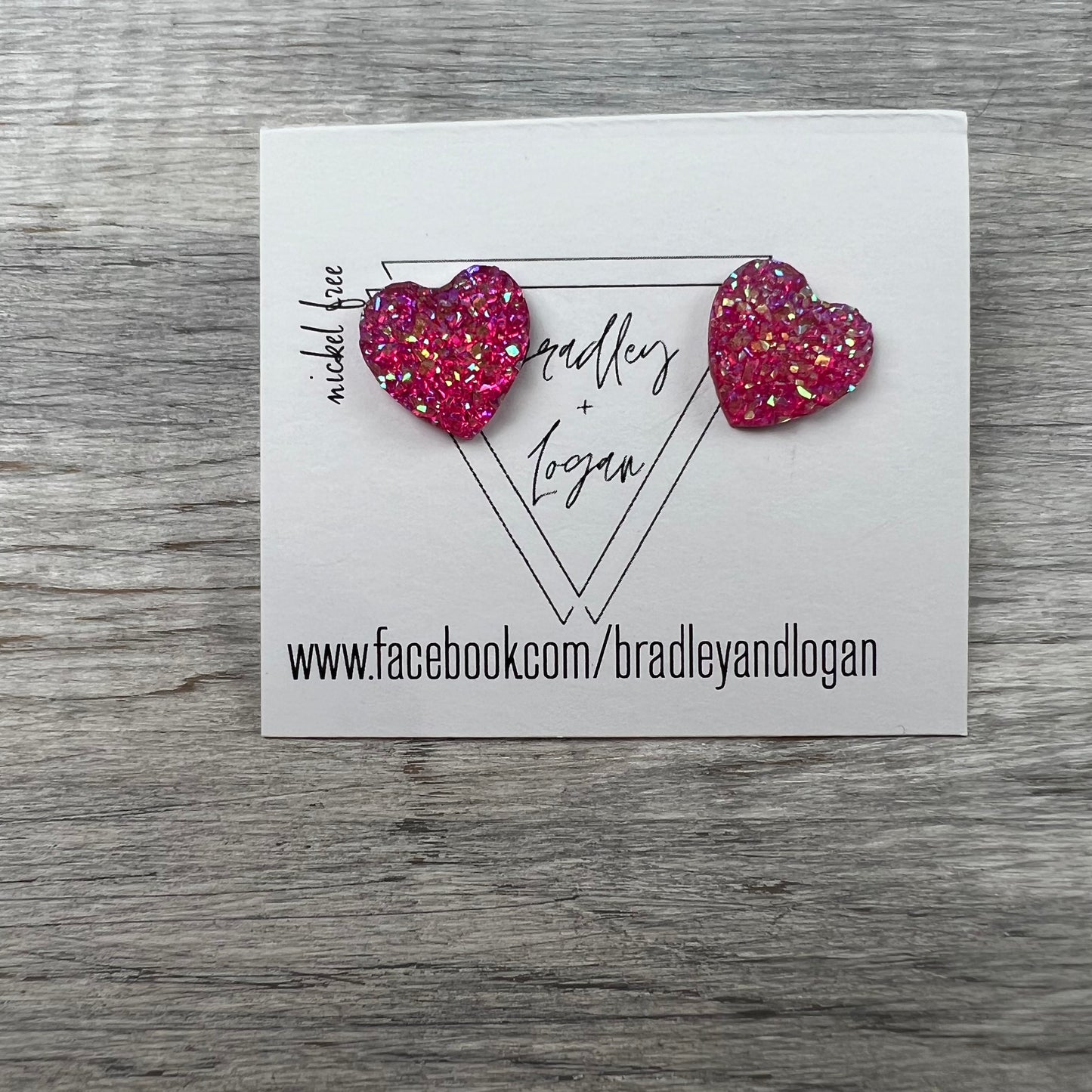 Heart Earrings (Studs)