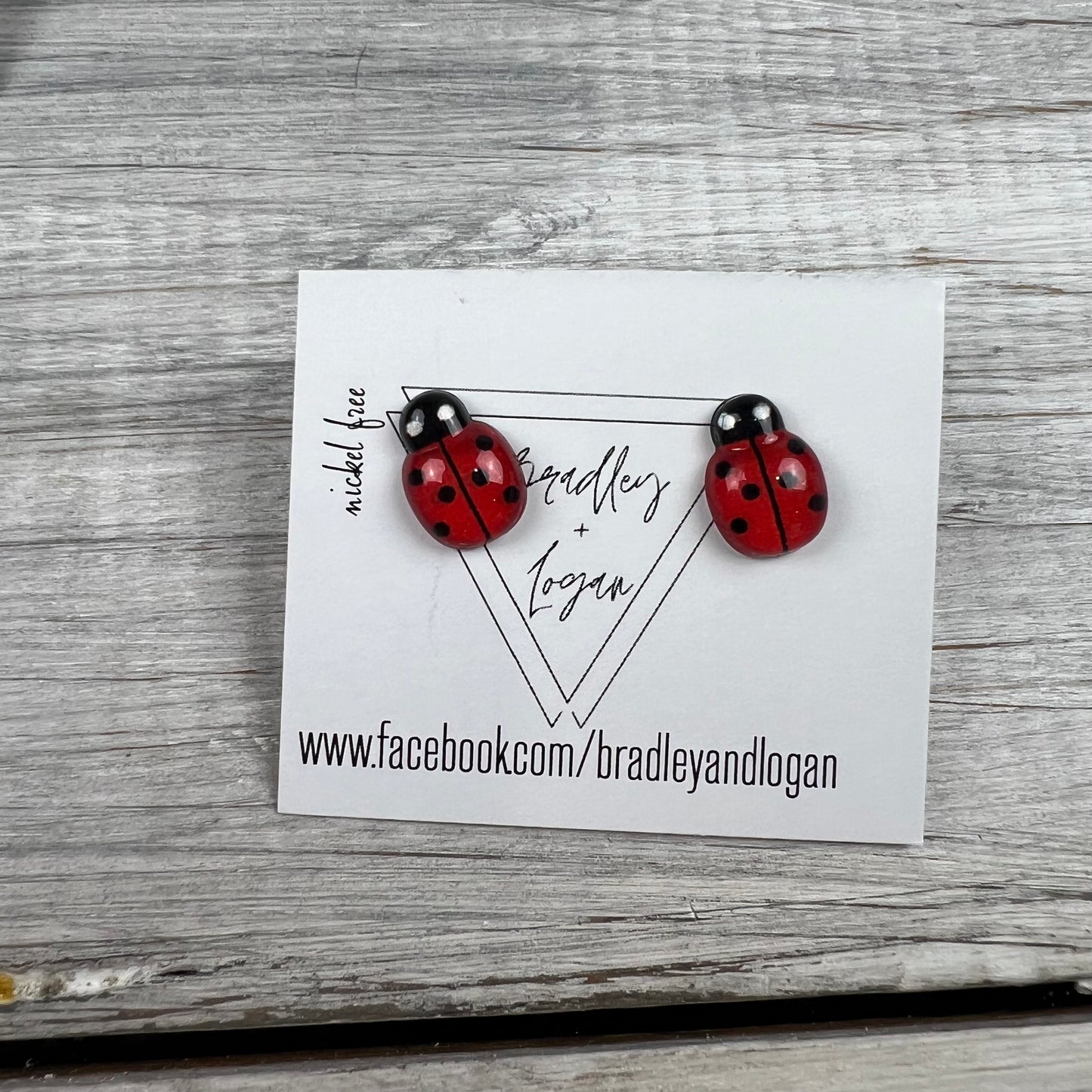 Mini Ladybug Earrings (studs)