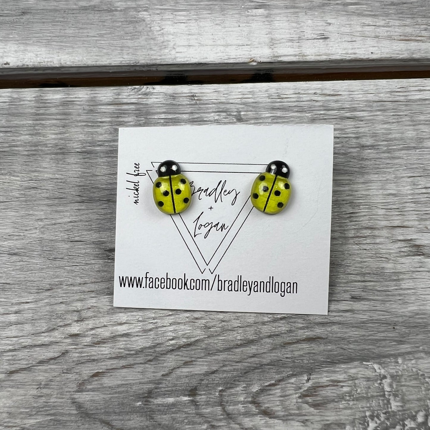 Mini Ladybug Earrings (studs)