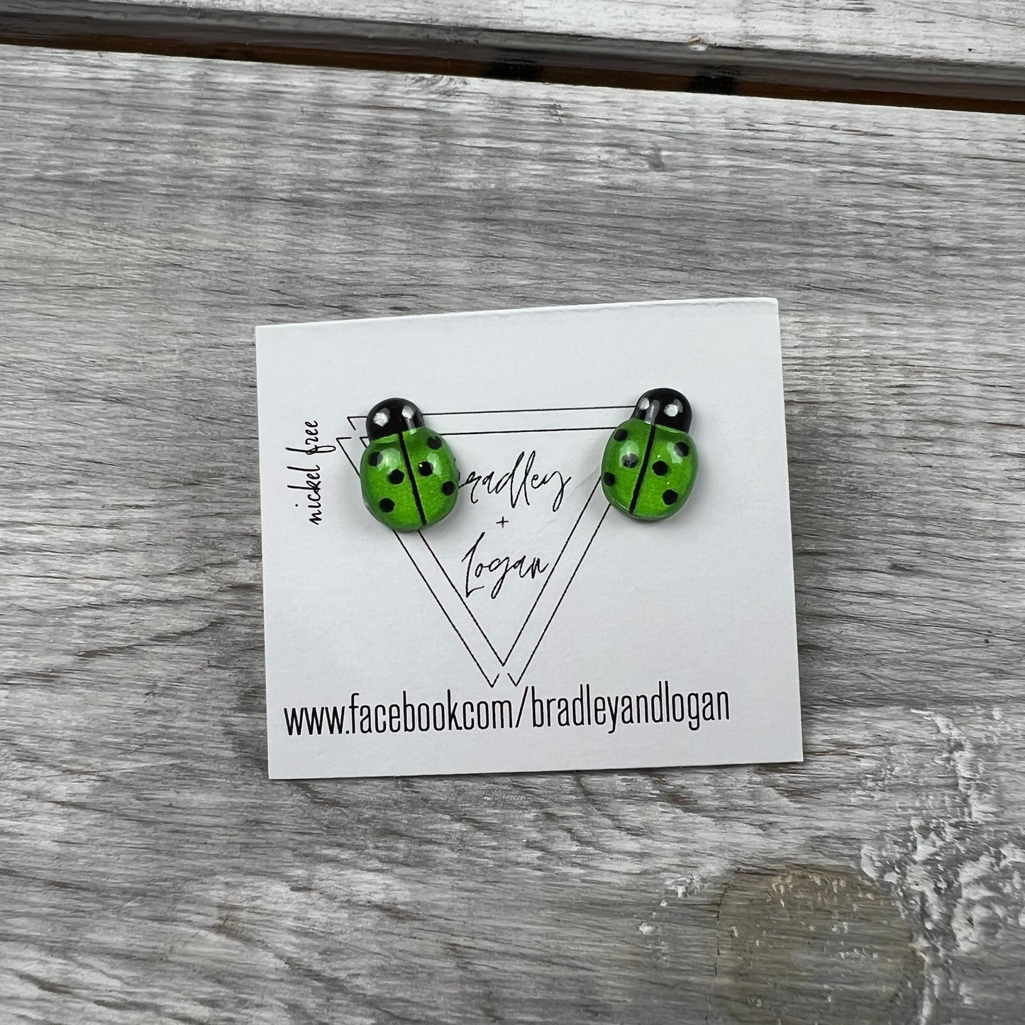 Mini Ladybug Earrings (studs)