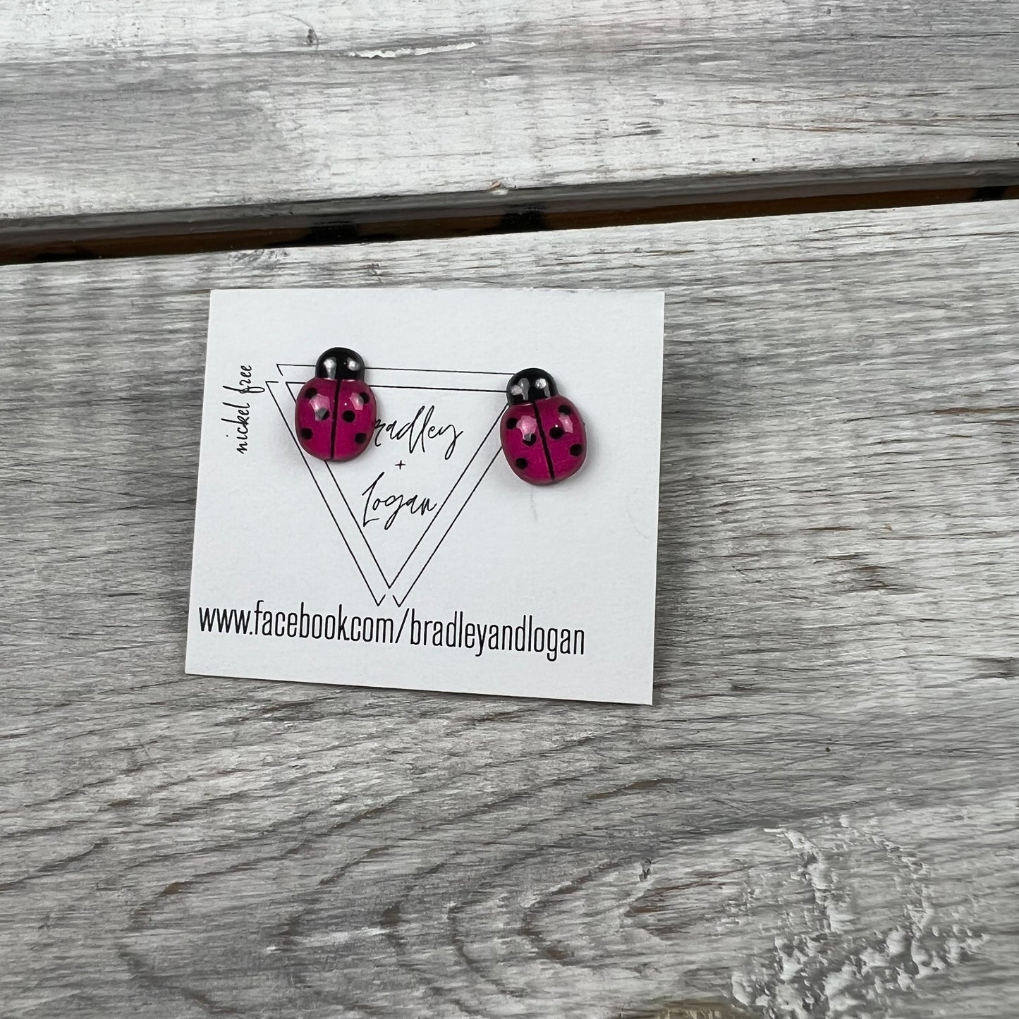 Mini Ladybug Earrings (studs)