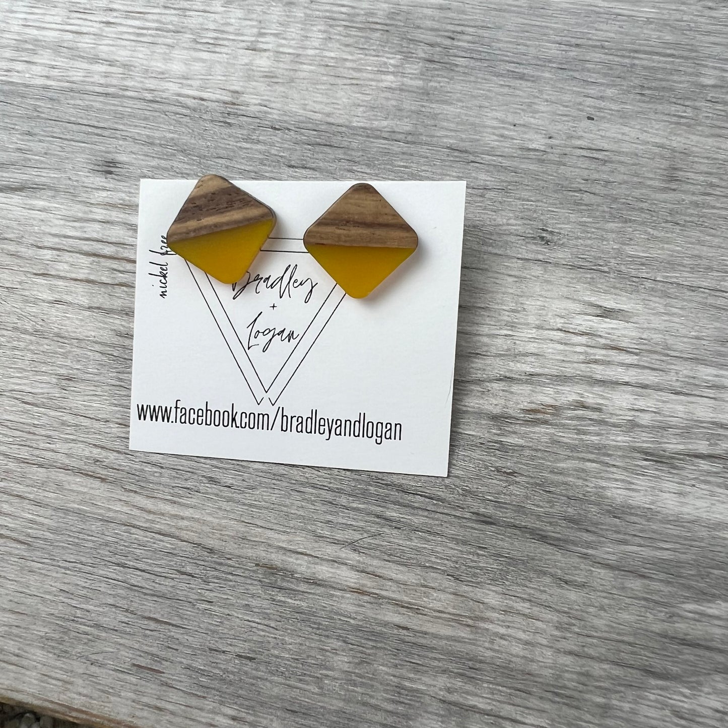 Mini Square Earrings (studs)