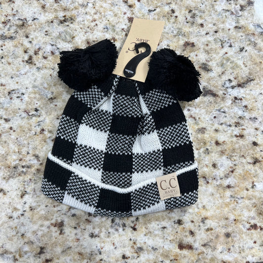 Baby Buffalo Plaid Beanie