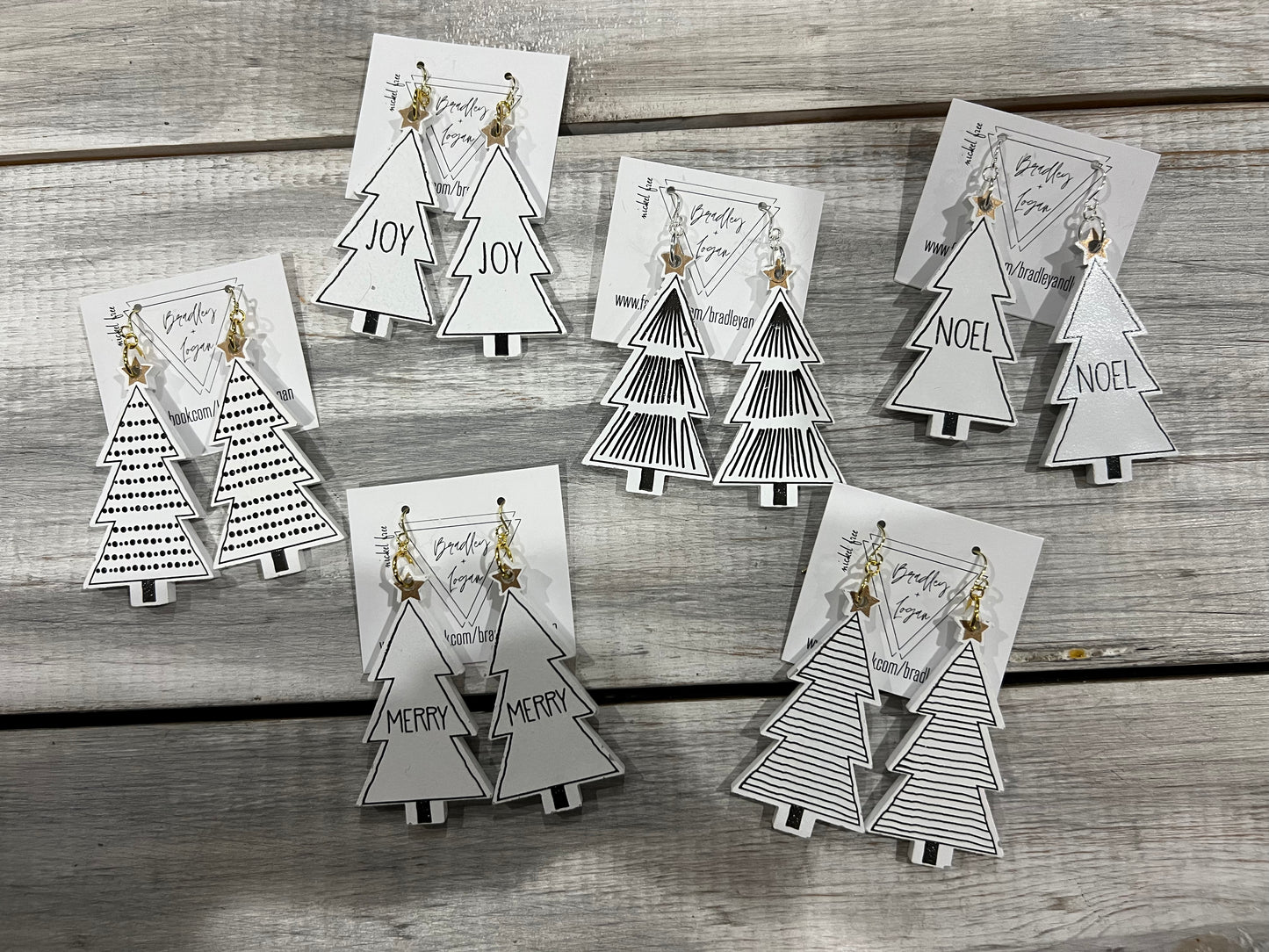 Minimalistic Modern Tree Earrings