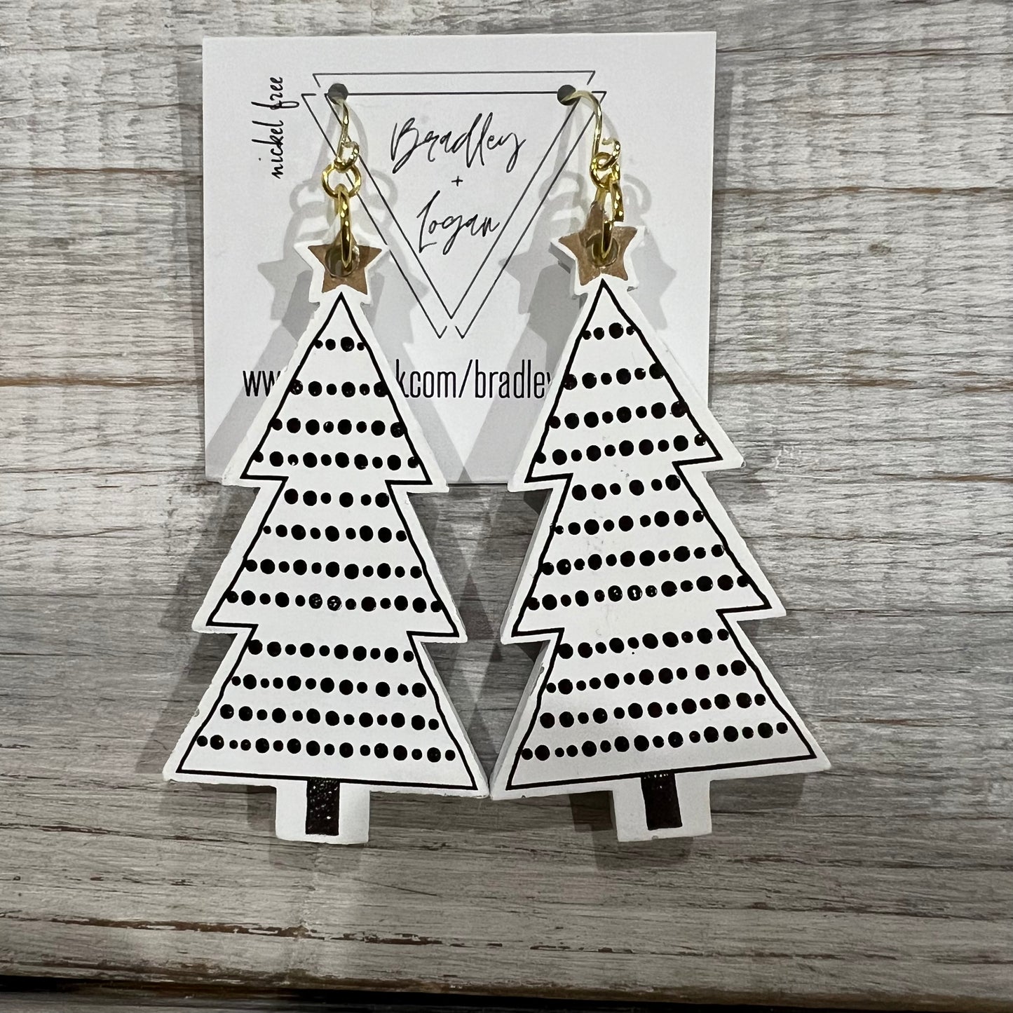 Minimalistic Modern Tree Earrings