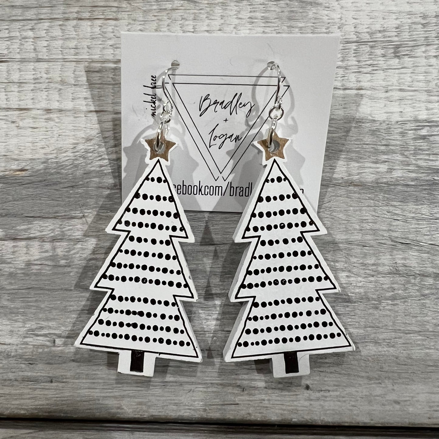 Minimalistic Modern Tree Earrings