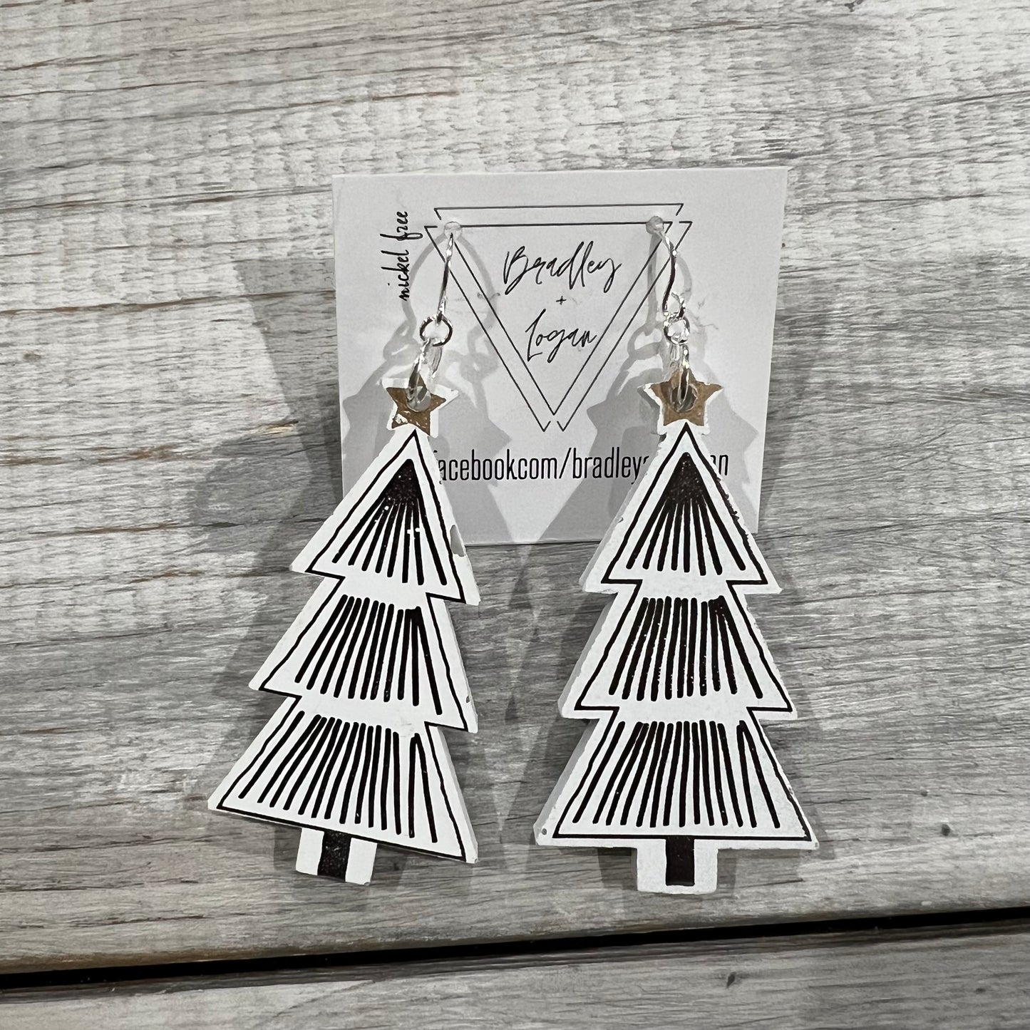 Minimalistic Modern Tree Earrings