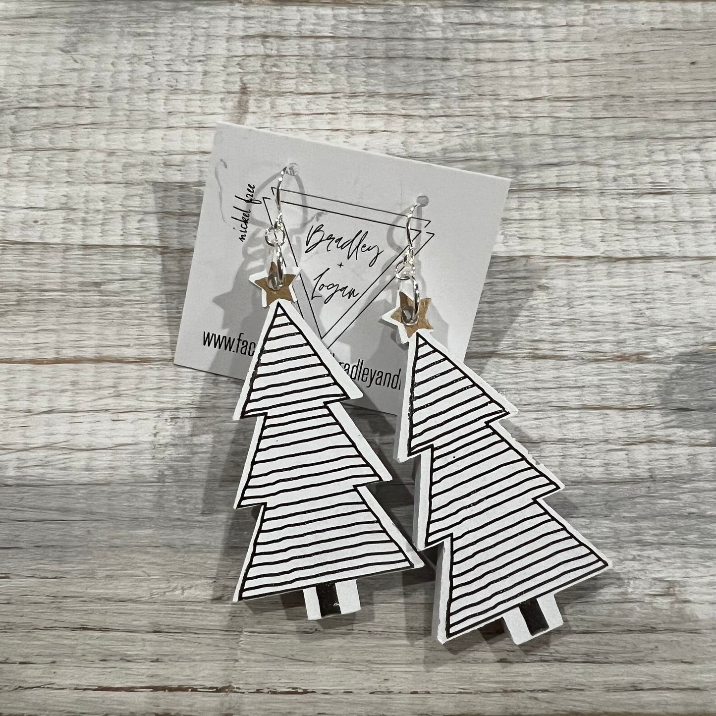 Minimalistic Modern Tree Earrings