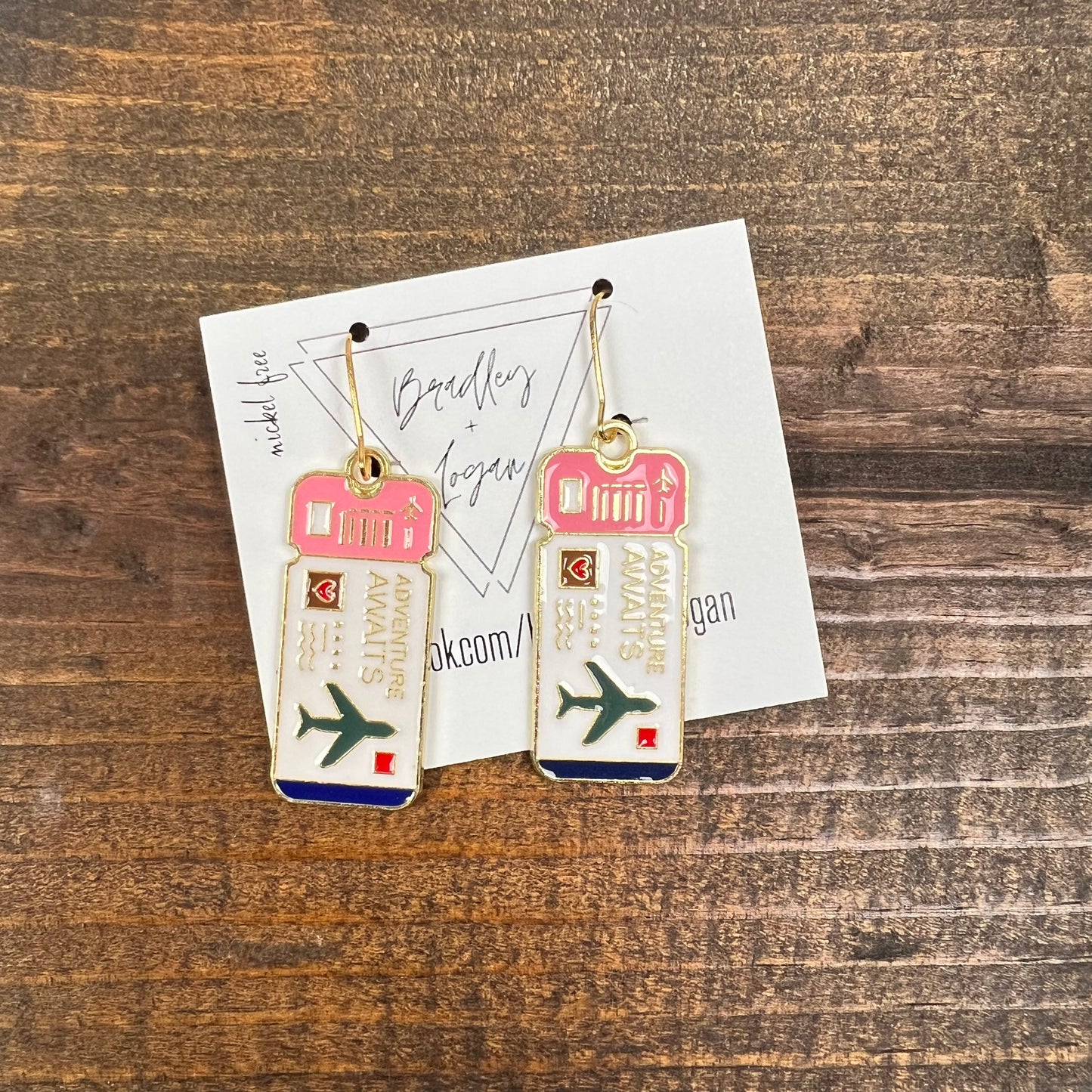 One Way Ticket Earrings