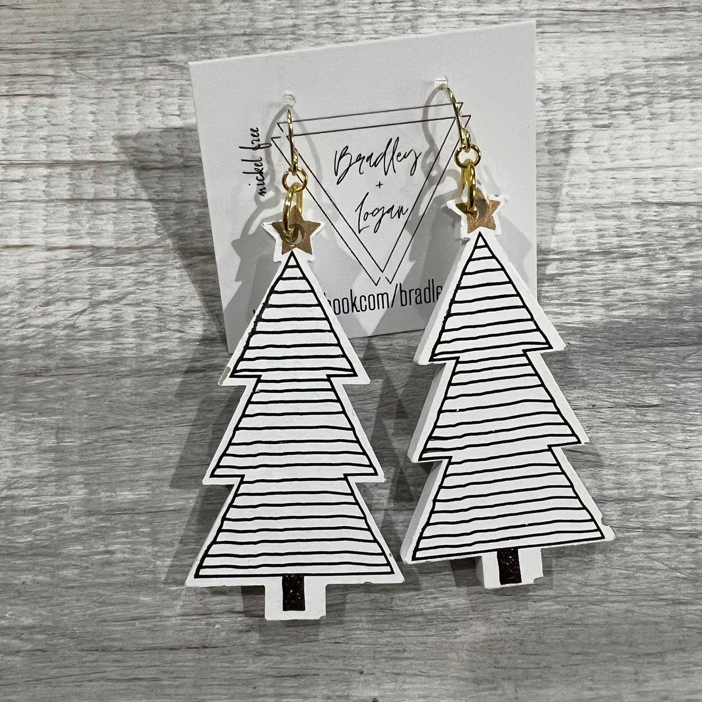 Minimalistic Modern Tree Earrings