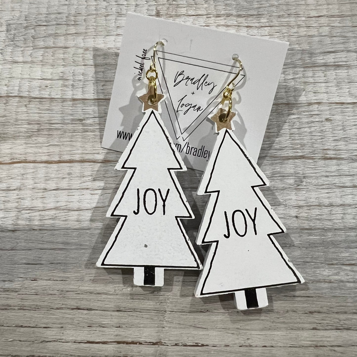 Minimalistic Modern Tree Earrings