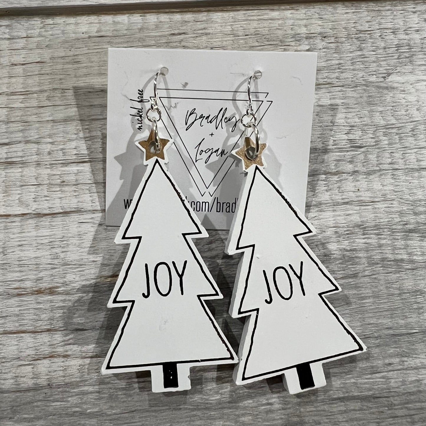 Minimalistic Modern Tree Earrings