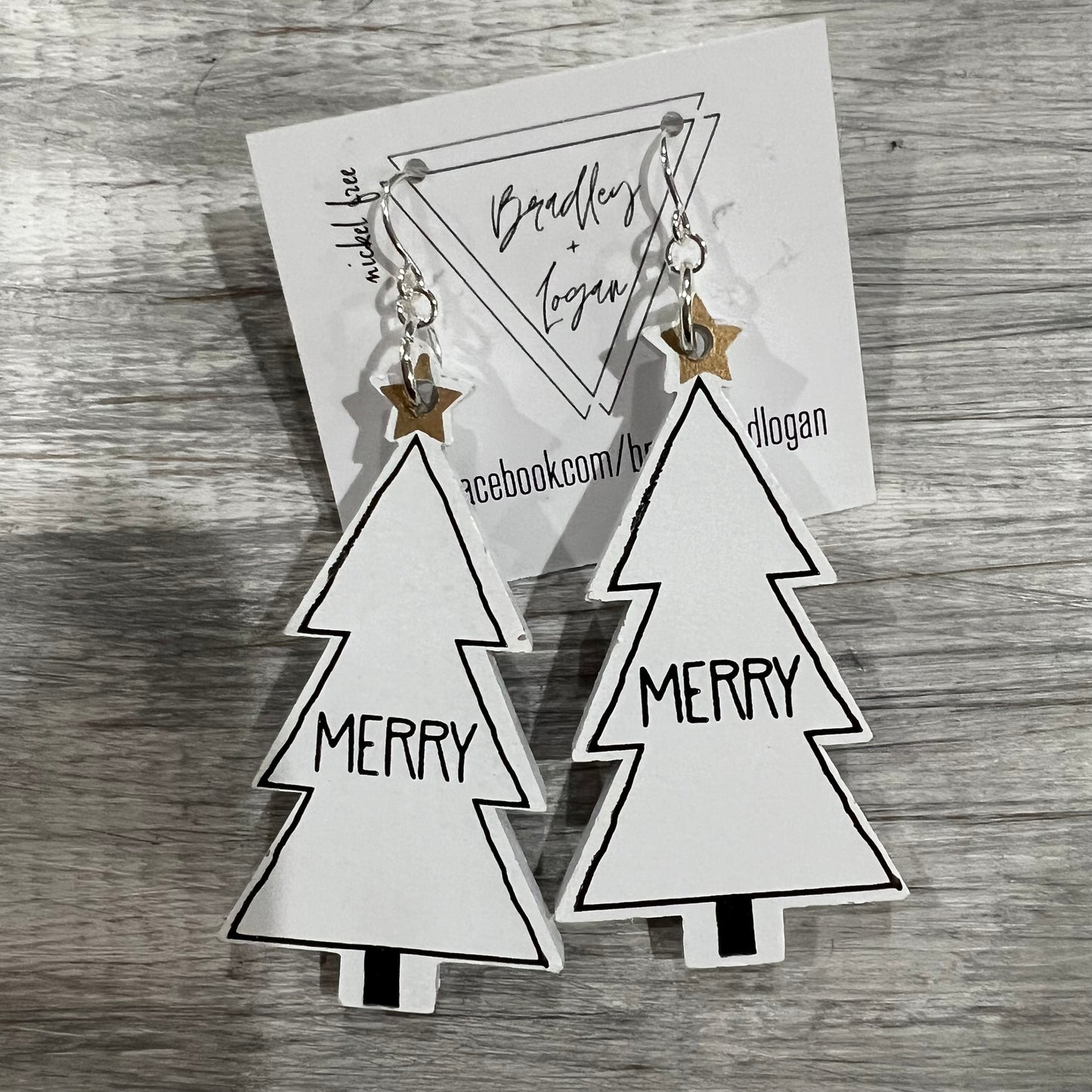 Minimalistic Modern Tree Earrings