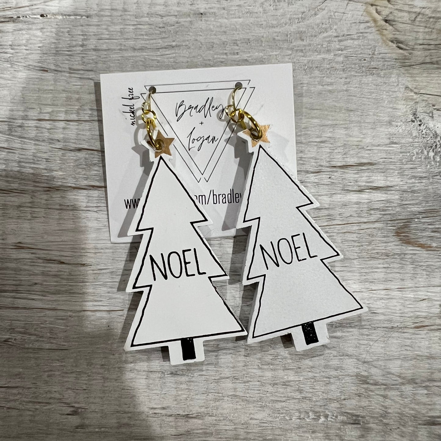 Minimalistic Modern Tree Earrings