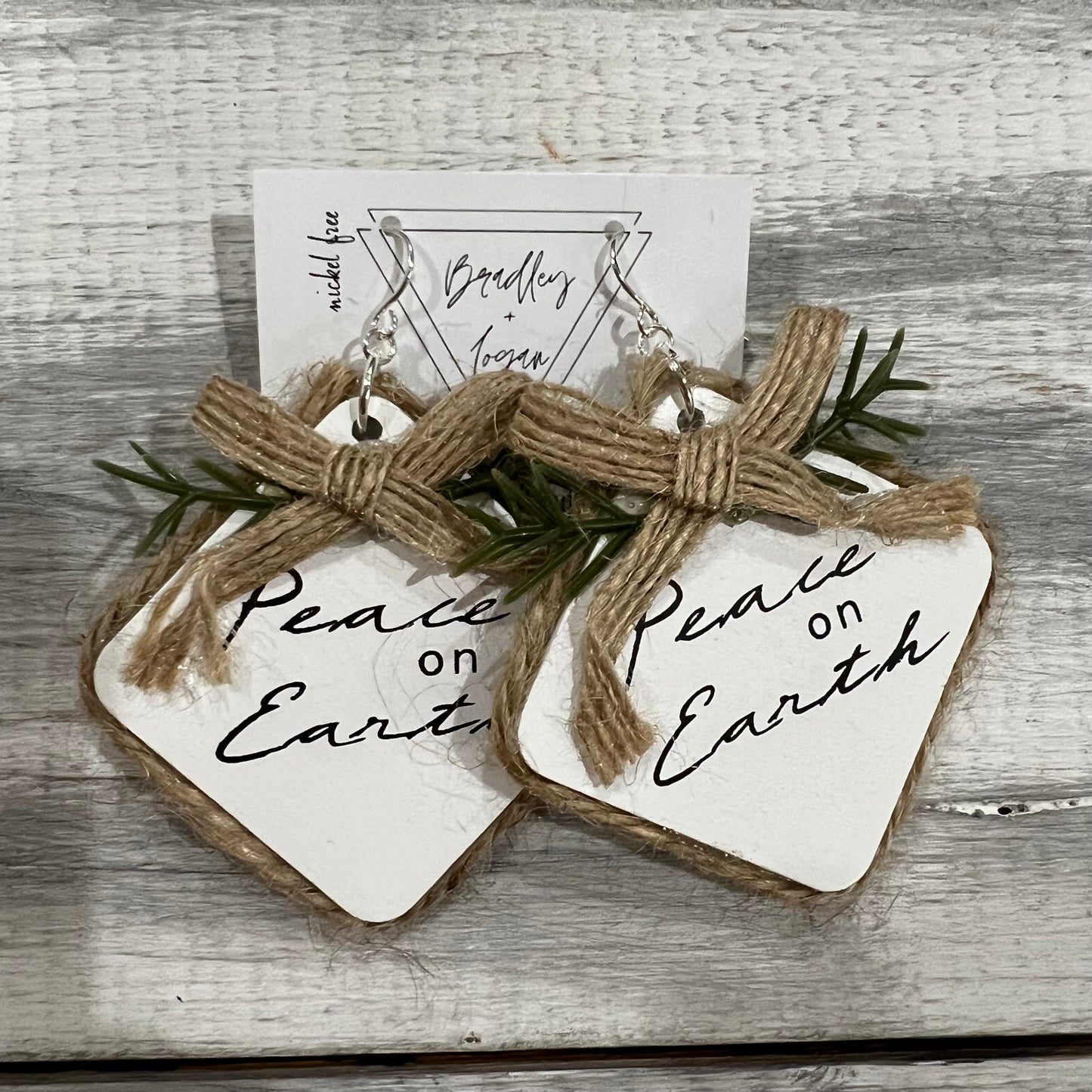 Peace on Earth Earrings