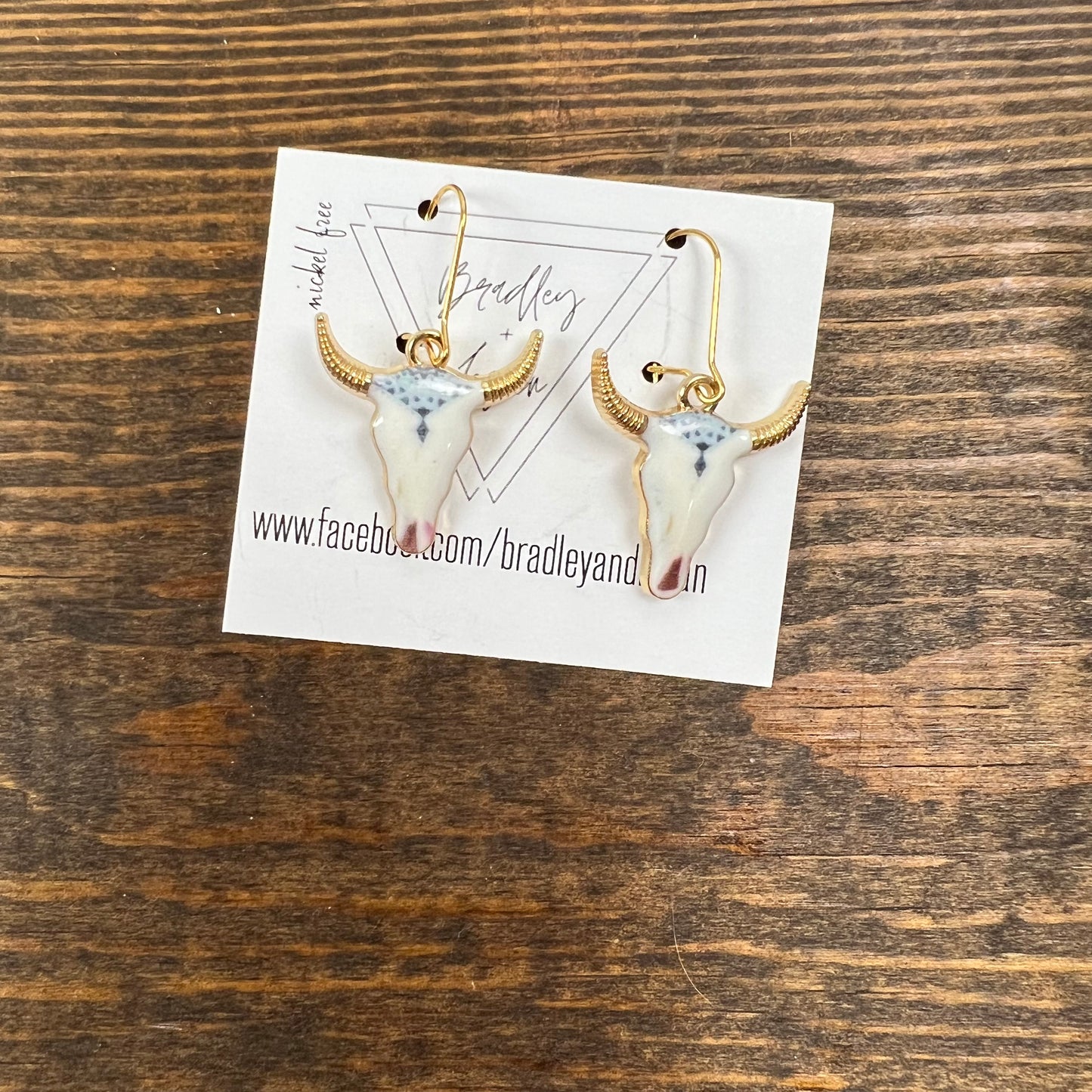 Not your average bucranium Earrings