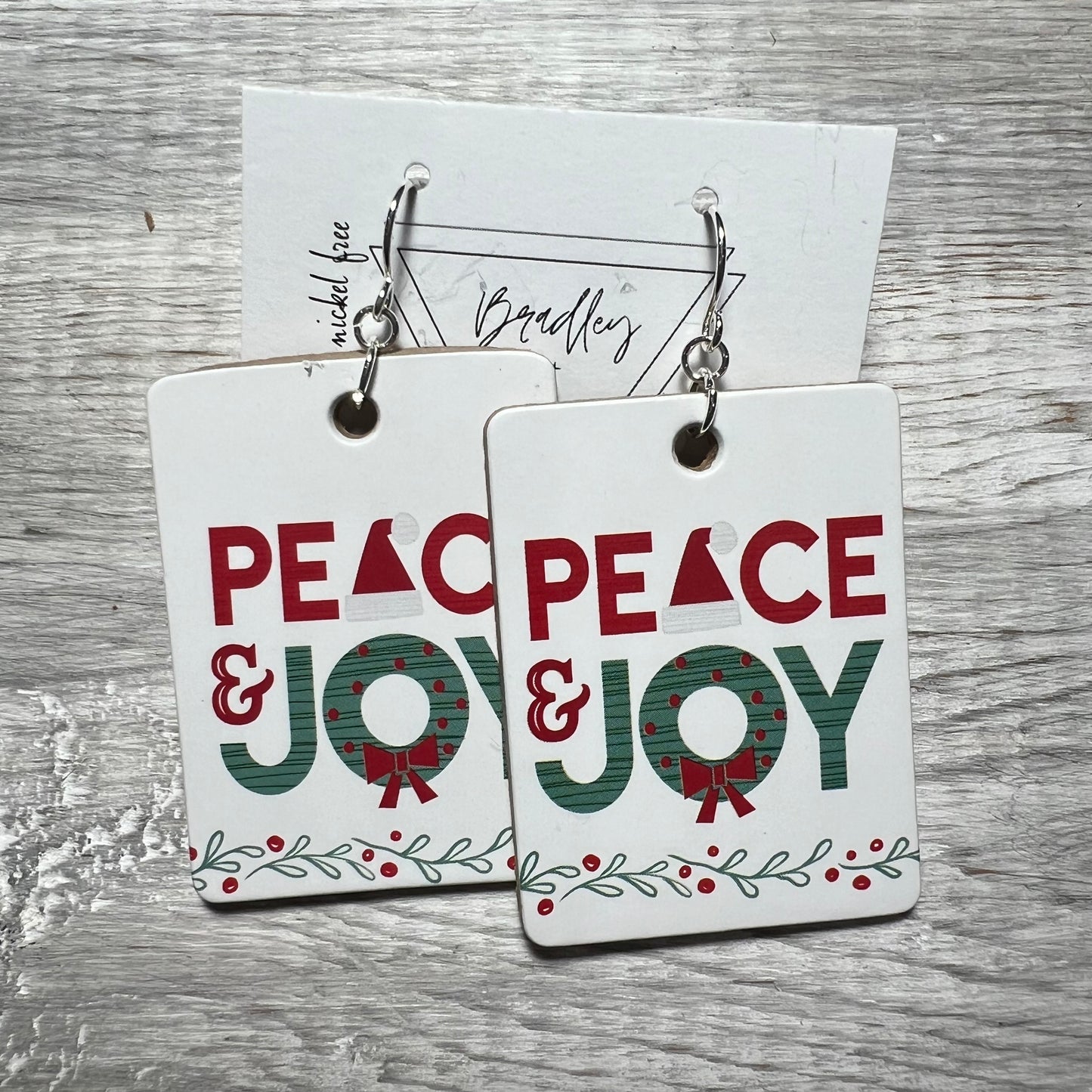 Christmas Tags Earrings