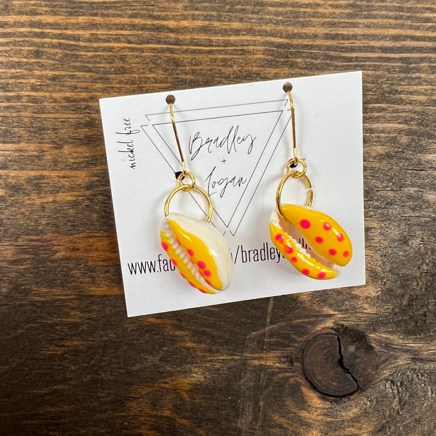 Fun and Funky Cowrie Earrings