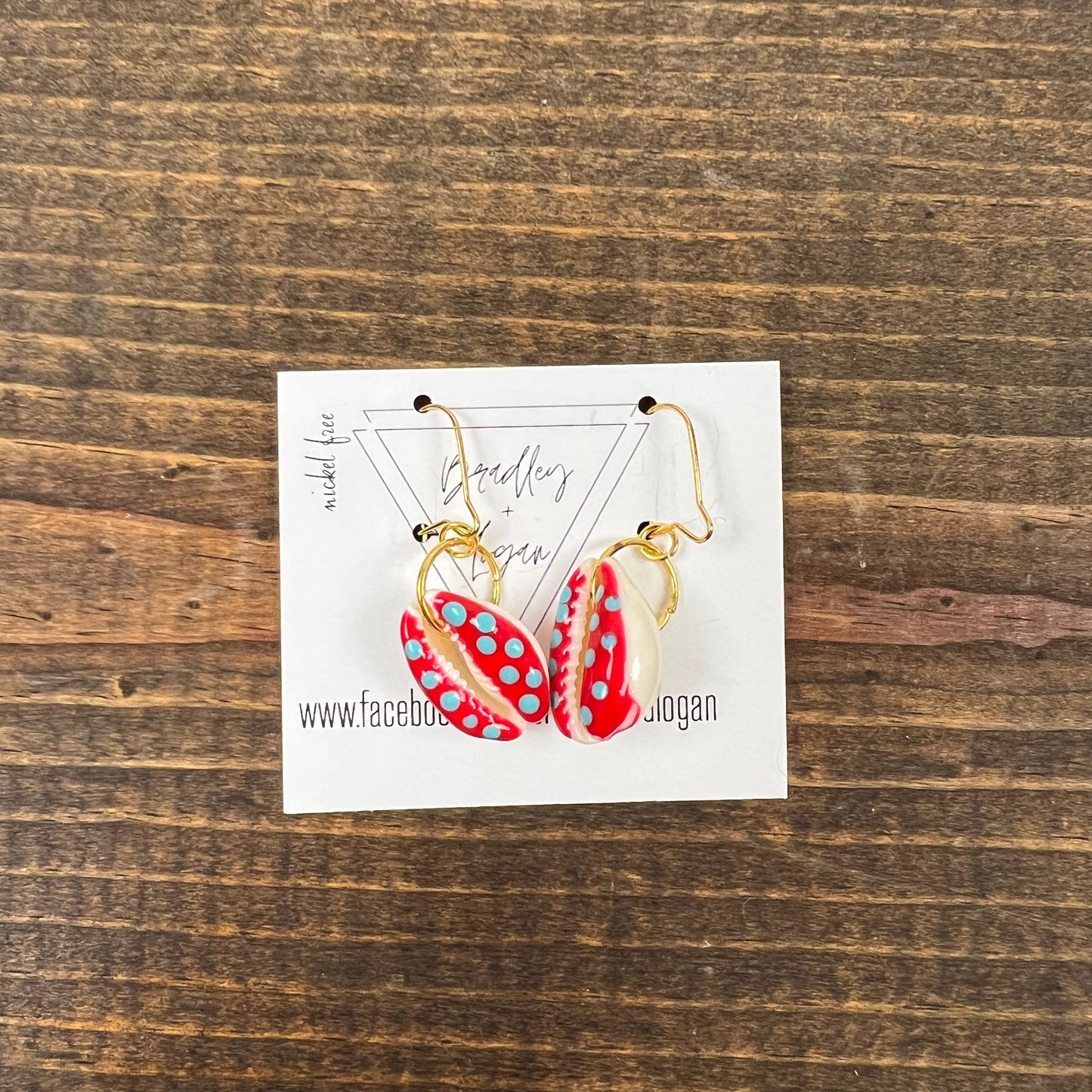 Fun and Funky Cowrie Earrings