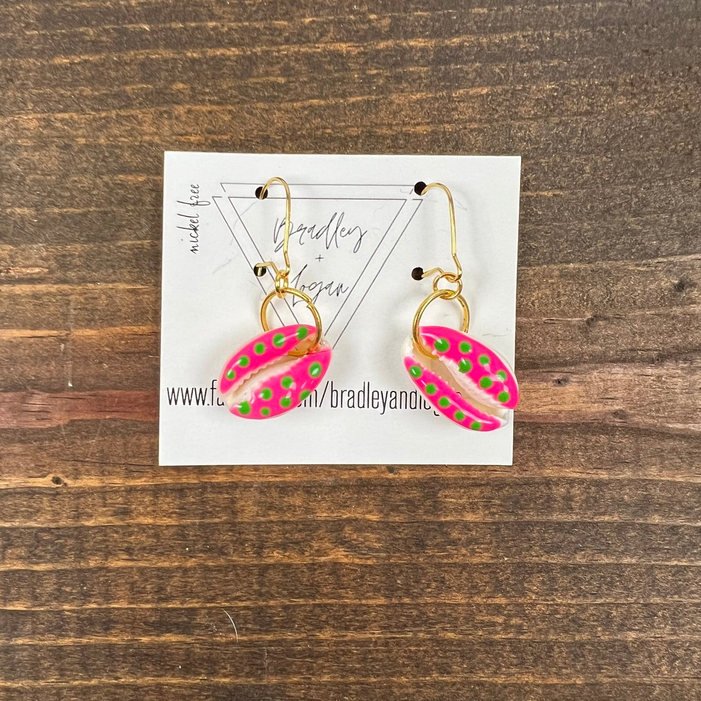 Fun and Funky Cowrie Earrings