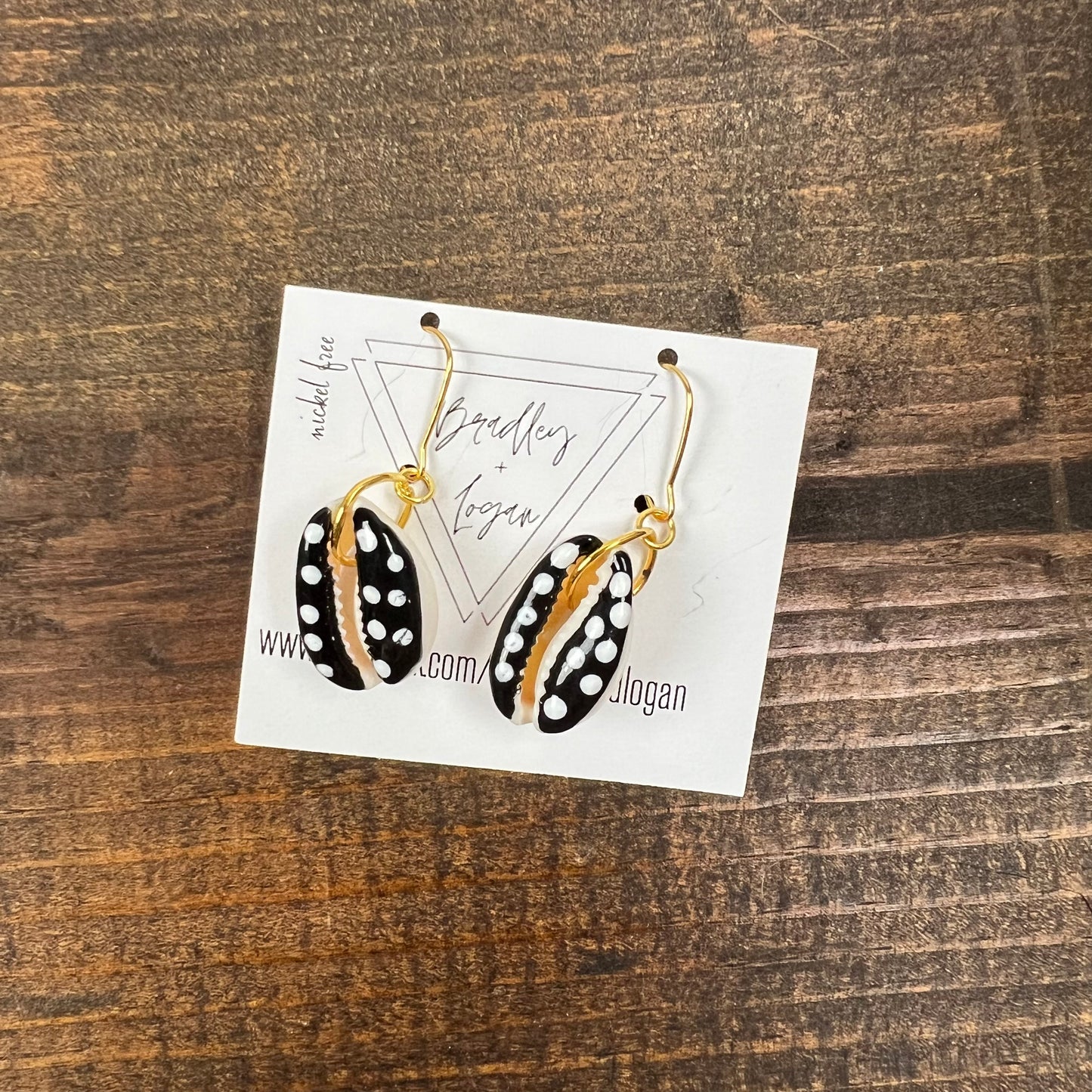 Fun and Funky Cowrie Earrings