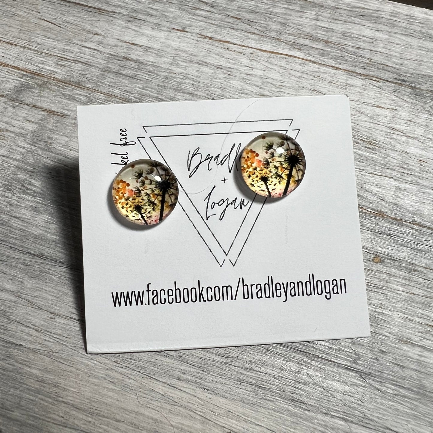 Dandelion Earrings (studs)