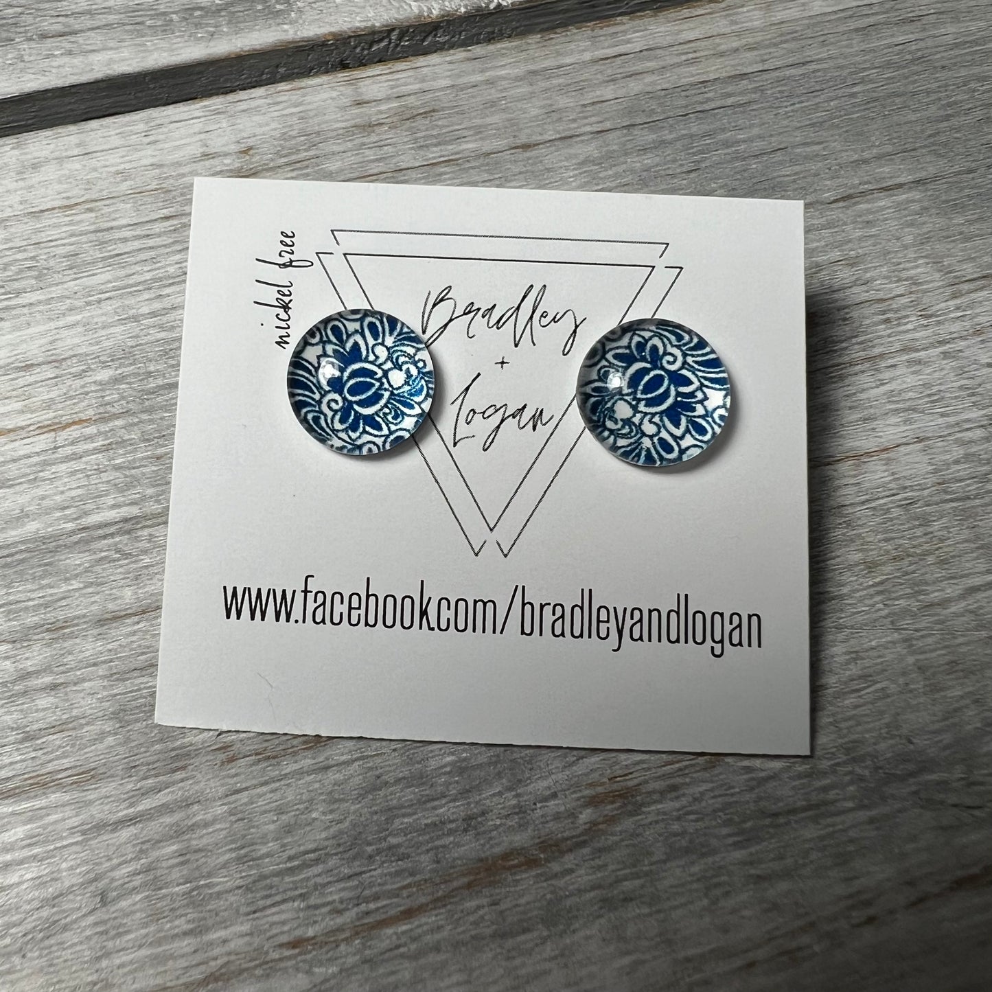 Scalamandre Earrings (studs)