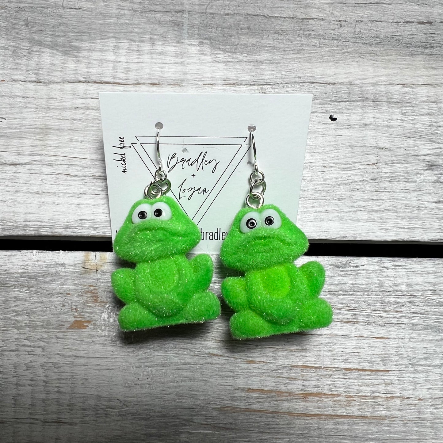 Sitting Frog Earrings