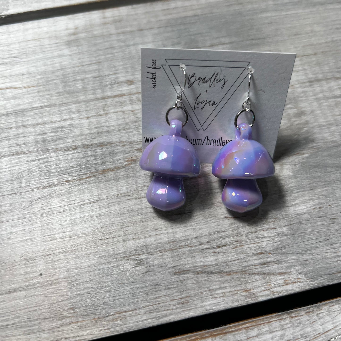 Funky Fresh Mushrooms Earrings