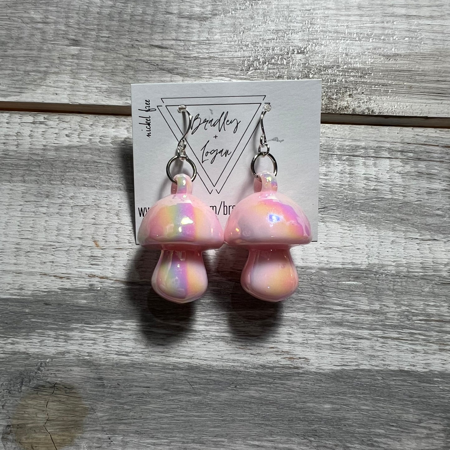 Funky Fresh Mushrooms Earrings